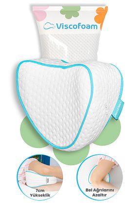 بالش سفید پلی استر ویسکوز پنبه Viscofoam - کد 36374519