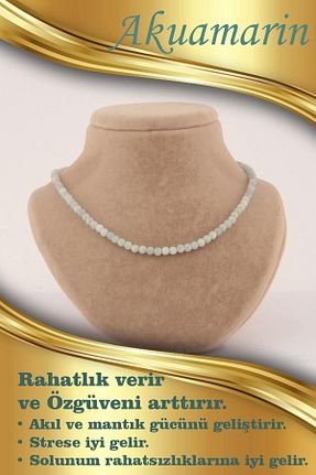 گردنبند جواهر رنگی زنانه سنگ OSMANLI DOĞAL TAŞ - کد 303379934