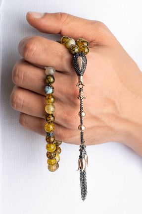 تسبیح مشکی سنگ طبیعی So Chic - کد 243785585