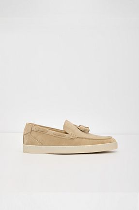 کفش اسنیکر بژ مردانه بدون بند Aldo - کد 822144727