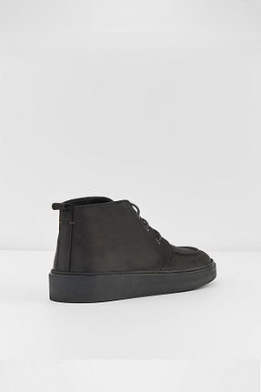 کفش اسنیکر مشکی مردانه چرم اصل Aldo - کد 857376972