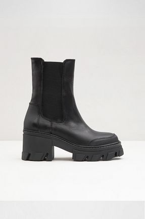 بوت / نیم بوت مشکی زنانه چرم خالص Aldo - کد 762208902