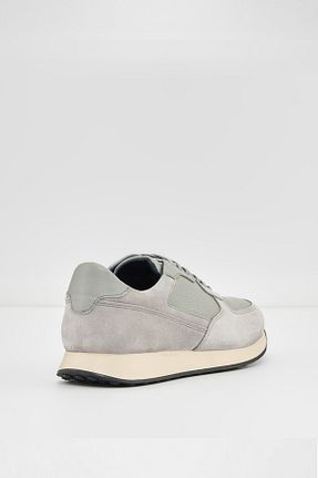 کفش اسنیکر طوسی مردانه چرم اصل Aldo - کد 863294123