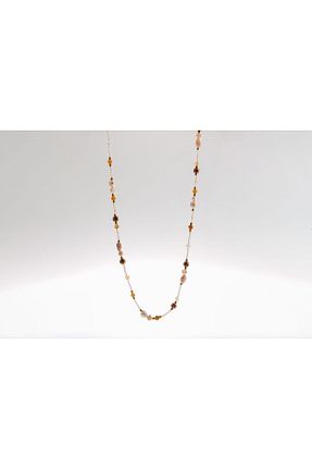 گردنبند جواهر رنگی زنانه سنگ OSMANLI DOĞAL TAŞ - کد 660008743