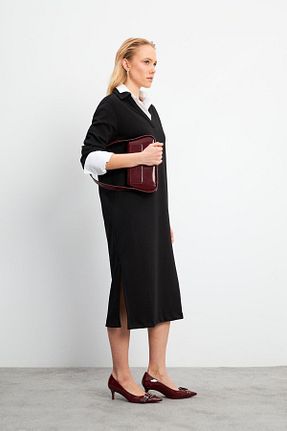 لباس مشکی زنانه بافتنی VENA - کد 922679942