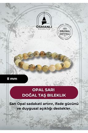 دستبند جواهر زرد زنانه سنگ طبیعی OSMANLI DOĞAL TAŞ - کد 676999349