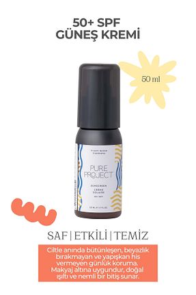 کرم ضد آفتاب صورت SPF 50 + Pure Project - کد 750381704