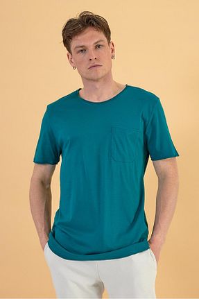 تیشرت نارنجی مردانه یقه دوچرخه VENA - کد 830668386