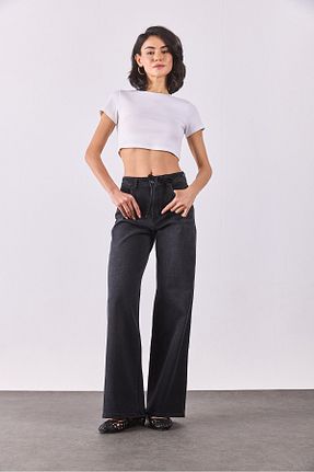 شلوار جین مشکی زنانه استاندارد VENA - کد 931816469