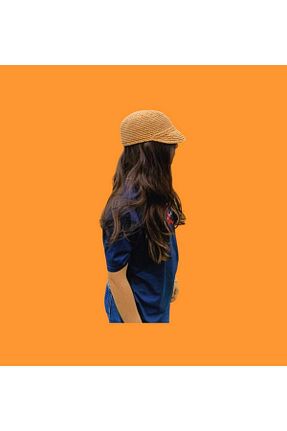 کلاه بژ زنانه حصیر MODA - کد 939619809
