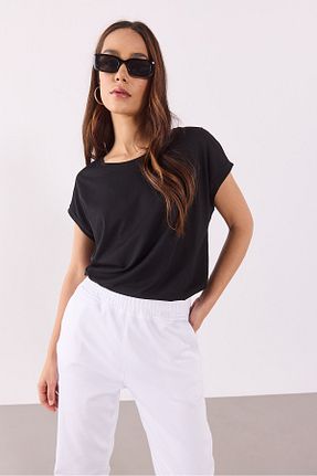 تیشرت مشکی زنانه رگولار VENA - کد 634681603