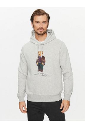 سوئیشرت طوسی مردانه ساده Ralph Lauren - کد 799685201