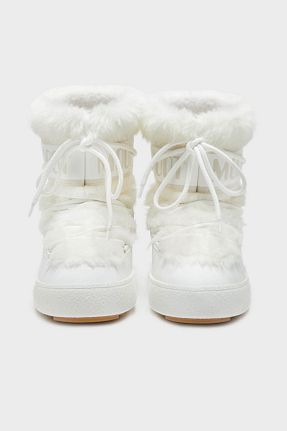 بوت / نیم بوت سفید زنانه پاشنه تخت Moon Boot - کد 817715899