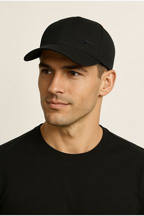 کلاه اسپرت مشکی زنانه پنبه ای Slazenger - کد 929882704