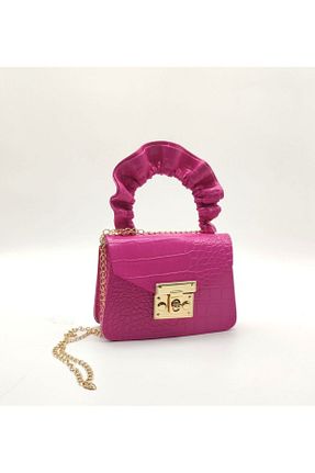 کیف دوشی صورتی بچه گانه چرم مصنوعی MAXKIDS - کد 837618074