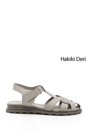 صندل زنانه پاشنه تخت GÖNDERİ(R) - کد 905050724