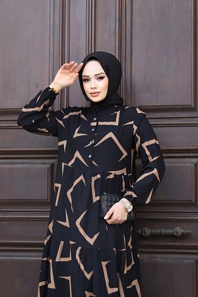 لباس حجاب رنگی زنانه سایز بزرگ Sfg Life Moda - کد 804427620