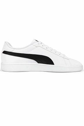 کفش اسنیکر سفید زنانه چرم اصل Puma - کد 852431679