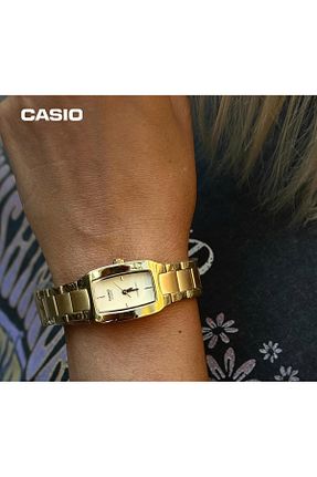 ساعت مچی زرد زنانه 34 میلی متر Casio - کد 848768672