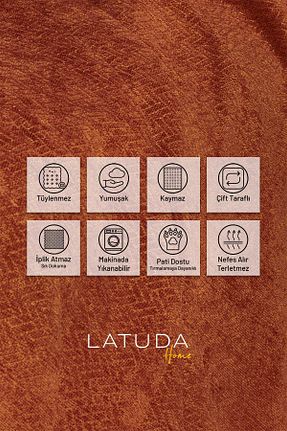 کاور مبل نارنجی Şönil Latuda Home - کد 898864158