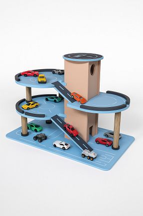 اسباب بازی چوبی آبی hedefixtoys - کد 895689230