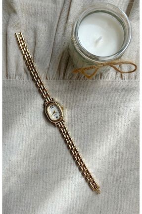 ساعت مچی زرد زنانه فلزی QUARTZ - کد 929762288