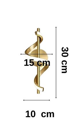 چراغ دیواری زرد آلومینیوم Ömür Çelikay Avize - کد 892724770