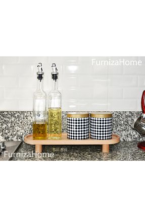 قفسه آشپزخانه قهوه ای Furniza Home - کد 941494697