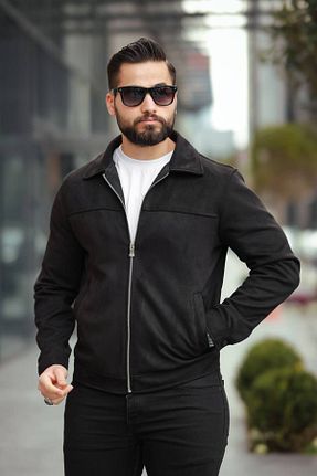 کت مشکی مردانه اسلیم BASEL.CO - کد 857715588