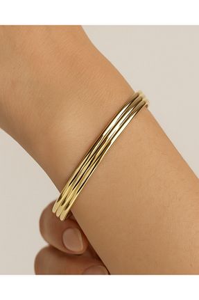 دستبند استیل (فولاد) زرد زنانه استیل ضد زنگ XUPING JEWELRY - کد 878555853
