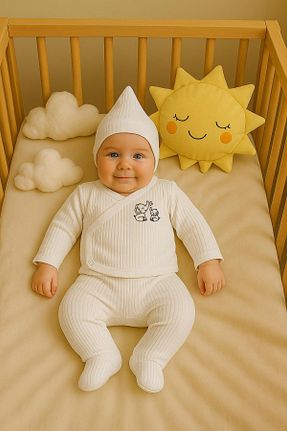 بعد از زایمان سفید بچه گانه پنبه ای bebeqon - کد 874382850