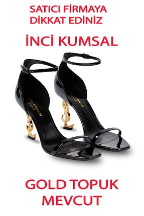 کفش مجلسی مشکی زنانه چرم لاکی KUMSALDA İNCİ - کد 893373124