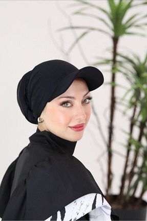 کلاه شنای حجاب مشکی زنانه NS Tasarım Tesettür Mayo - کد 814852555