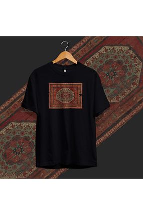 تیشرت مشکی زنانه اورسایز Hystoric Wear - کد 921363437