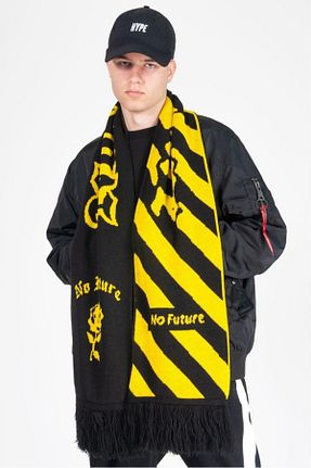 شال گردن سفید زنانه اکریلیک No Future - کد 58704829