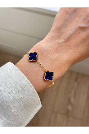 دستبند استیل (فولاد) سرمه ای زنانه استیل ضد زنگ YOUES JEWELRY - کد 923229287