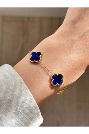 دستبند استیل (فولاد) سرمه ای زنانه استیل ضد زنگ YOUES JEWELRY - کد 923229287
