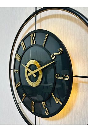 ساعت دیواری مشکی 60 * 80 Pey Aksesuar - کد 844929637