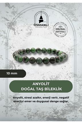 دستبند جواهر سبز زنانه سنگ طبیعی OSMANLI DOĞAL TAŞ - کد 674420717