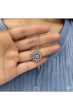 گردنبند استیل ( فولاد ) طوسی زنانه استیل ضد زنگ HARİNA - کد 941818807