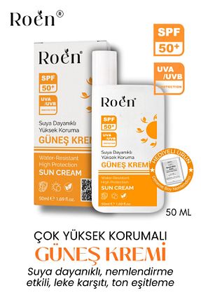 کرم ضد آفتاب صورت SPF 50 + Roen - کد 926380765