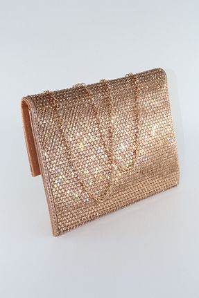 کیف مجلسی زرد زنانه پارچه ای KEEBA - کد 937722801