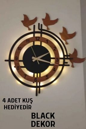 ساعت دیواری قهوه ای 50 * 50 Genel Markalar - کد 892415390