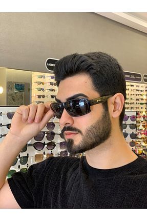 عینک آفتابی مشکی مردانه UV400 JULIANO - کد 33926295