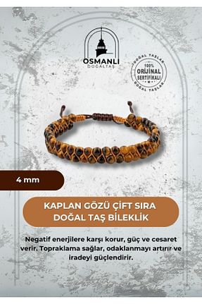 دستبند جواهر رنگی زنانه سنگ طبیعی OSMANLI DOĞAL TAŞ - کد 669916546