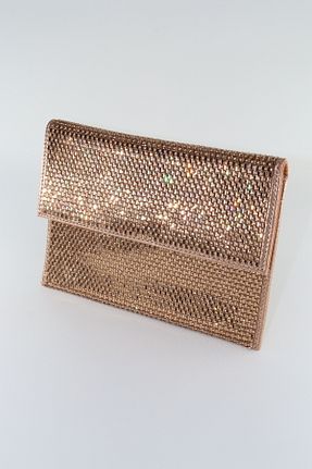 کیف مجلسی زرد زنانه پارچه ای KEEBA - کد 937722801