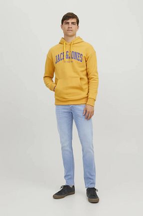 شلوار آبی مردانه لیکرا Jack & Jones - کد 796072888