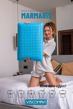 بالش آبی Pamuklu viscomavi - کد 309570506