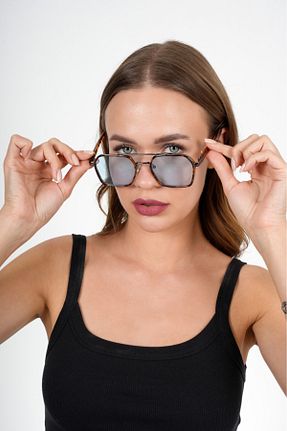 عینک آفتابی قهوه ای زنانه UV400 JULIANO - کد 367598964