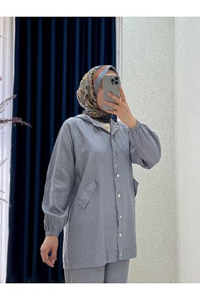 ست بالاتنه و پائین تنه حجاب رنگی زنانه رگولار MİHRA STORE - کد 940991503